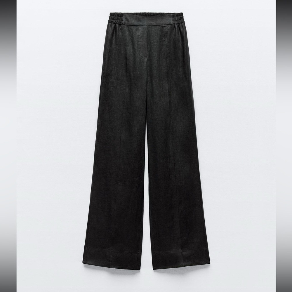 Zara 100% Linen Pants